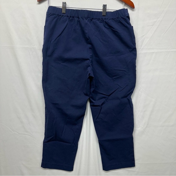 Isaac Mizrahi Live! Navy Blue Stretch Pull-On Pants Women’s Size 10 - Picture 2 of 9